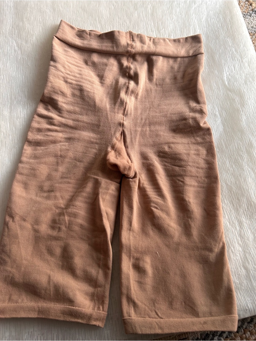 High-Waist Sculpting Shaping Shorts in Nude